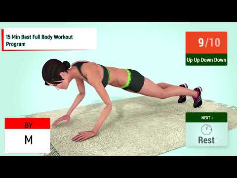 15 Min Best Full Body Workout Program/15 წუთიანი სხეულის სრული ვარჯიშების კრებული